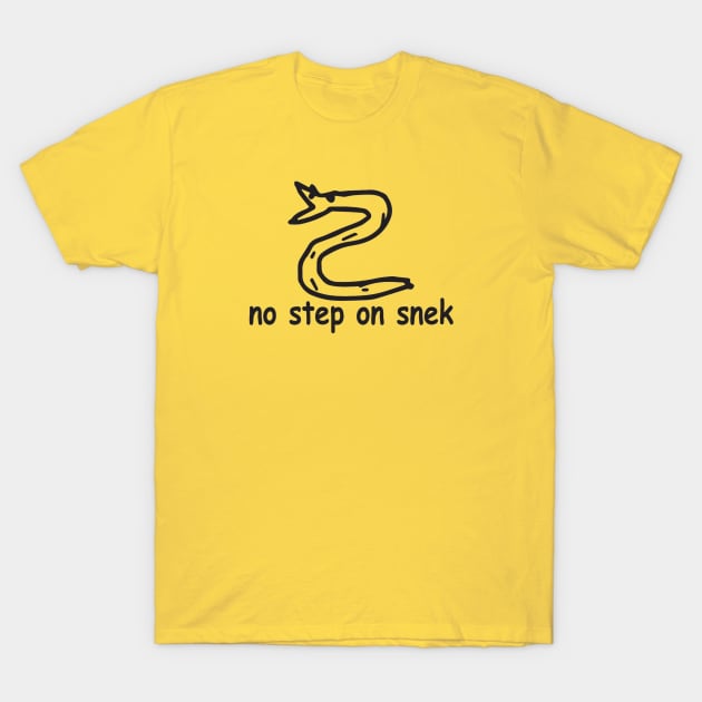 NO STEP ON SNEK T-Shirt by ballhard